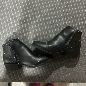 Women’s Booties with Silver Studs